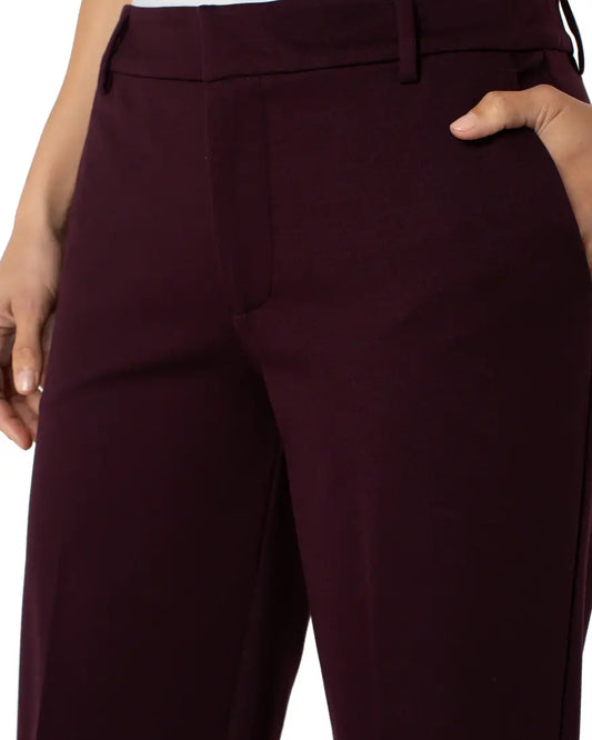 LIVERPOOL KELSEY CROP WIDE LEG TROUSER