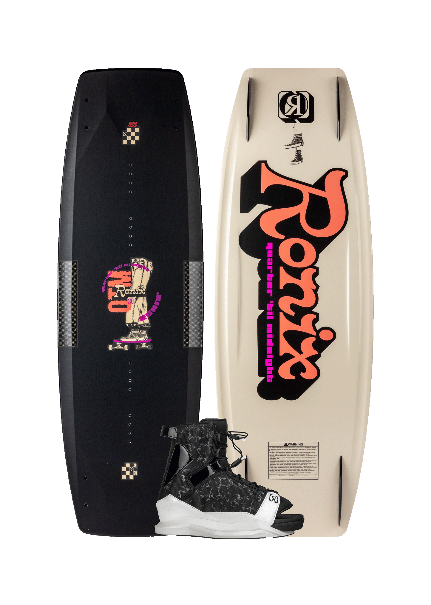 RONIX QUARTER TILL MIDNIGHT WITH HALO BOOTS
