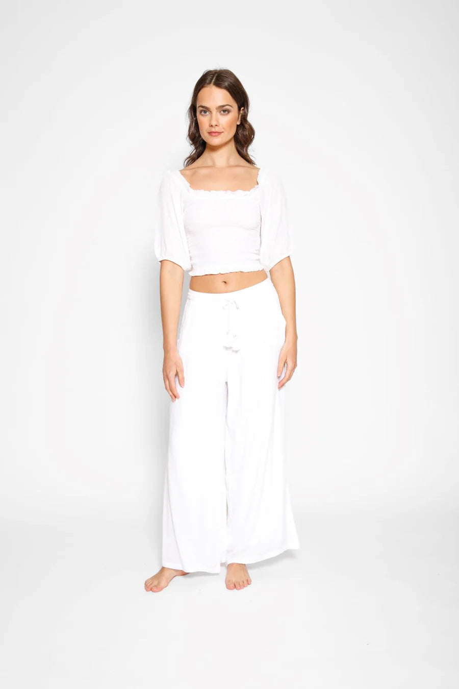 KOY RESORT MIAMI TIE FRONT PANT