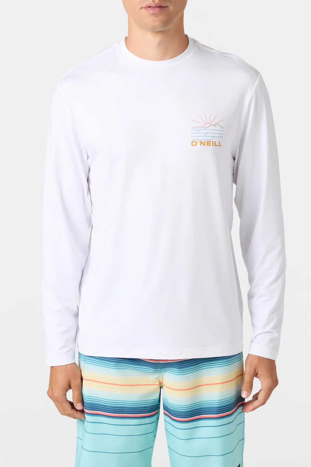 TRVLR UPF LS TEE SUNSET