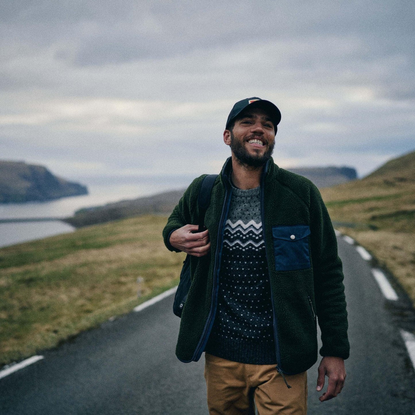 FJALLRAVEN OVIK KNIT SWEATER MENS - Cottage Toys - Peterborough - Ontario - Canada