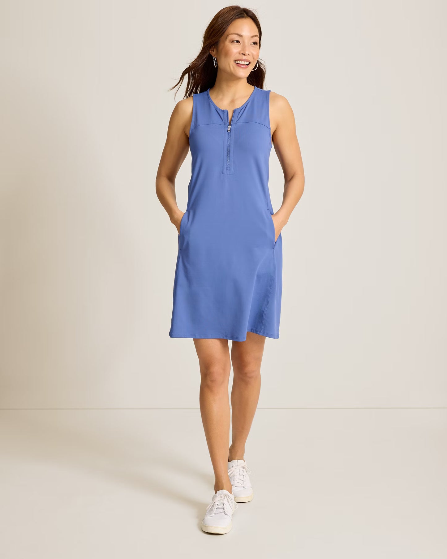 TOMMY BAHAMA AUBREY HALF ZIP DRESS