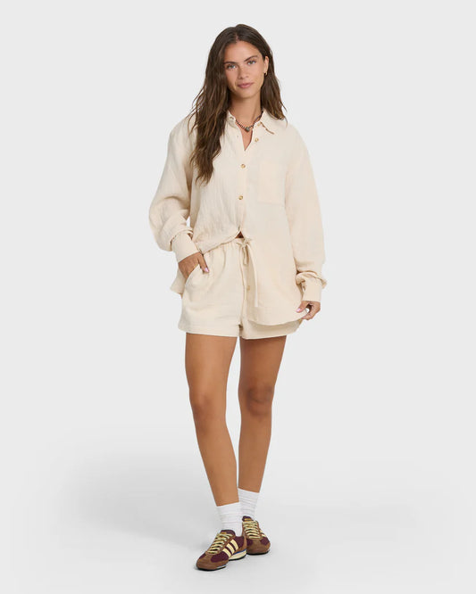 BILLABONG WANDERER SOLID LONG SLEEVE WOVEN SHIRT