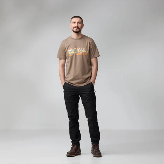 FJALL MULTI COLOUR LOGO TEE M