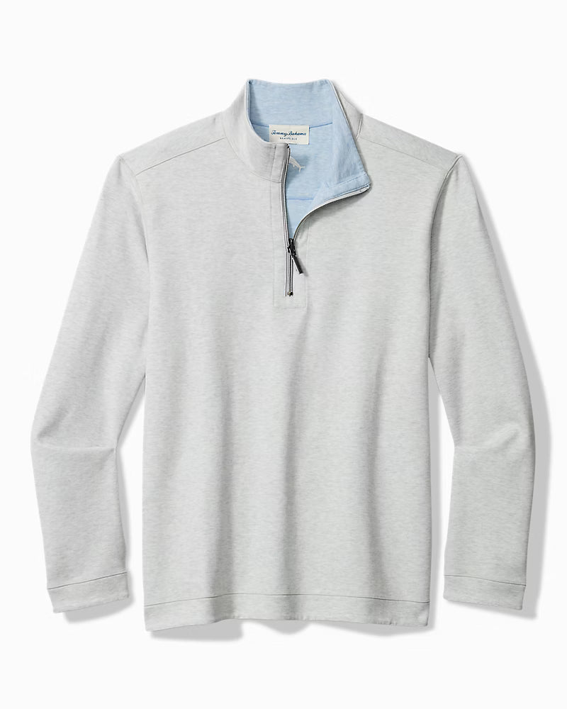 TOMMY BAHAMA FLIPVIEW REVERSIBLE HALF-ZIP SWEATER