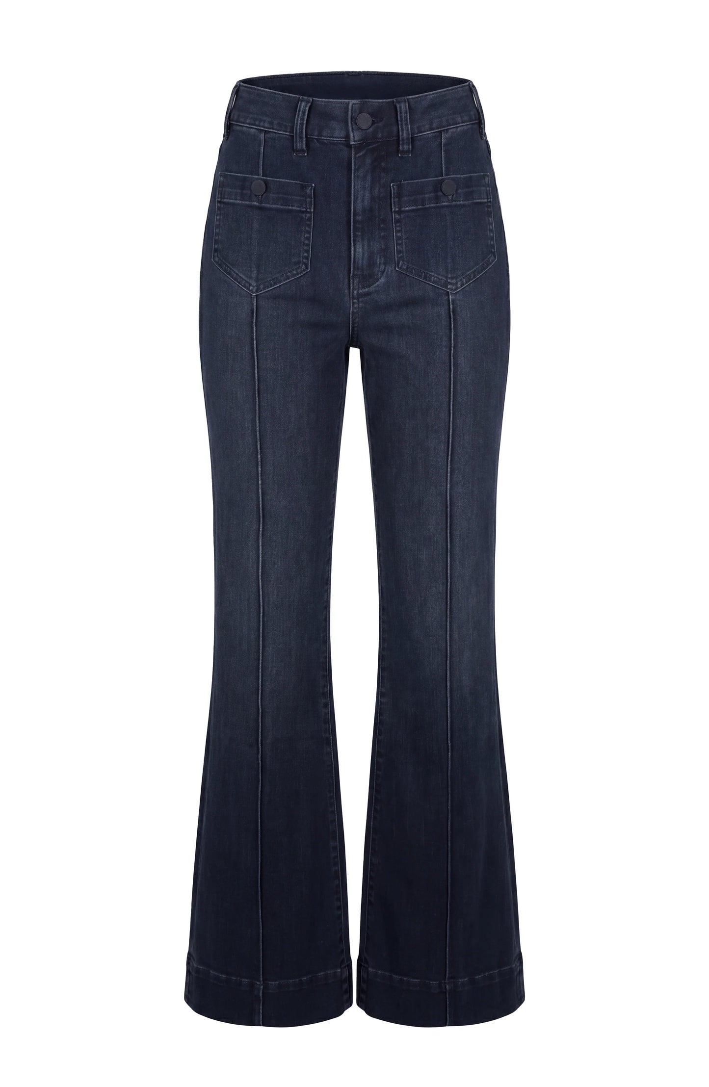 LIVERPOOL HANNAH HIGH RISE FLARE JEANS WITH PATCH POCKETS