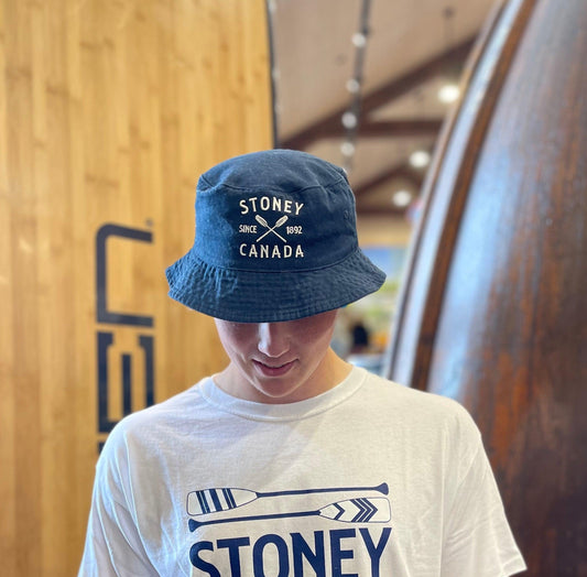 EMBROIDERED STONEY LAKE BUCKET HAT - Cottage Toys - Peterborough - Ontario - Canada