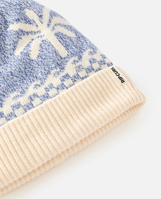 RIPCURL JACQUARD POM POM BEANIE