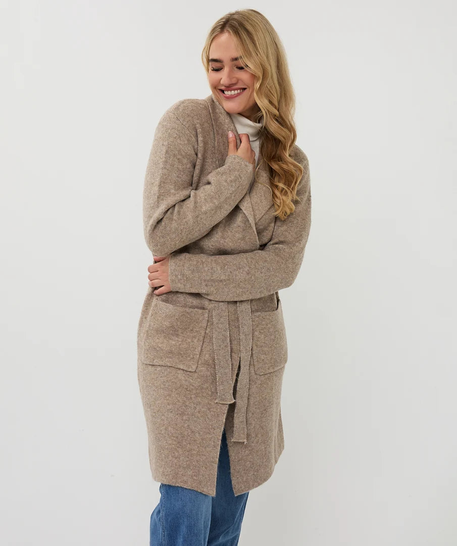 ESQUALO CARDIGAN LONG POCKET