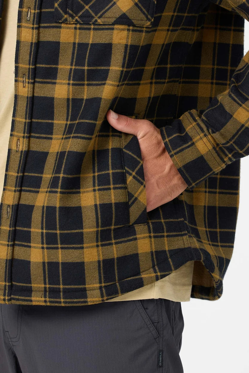 O'NEILL TRVR MICRO HIGH PILE LINED FLANNEL