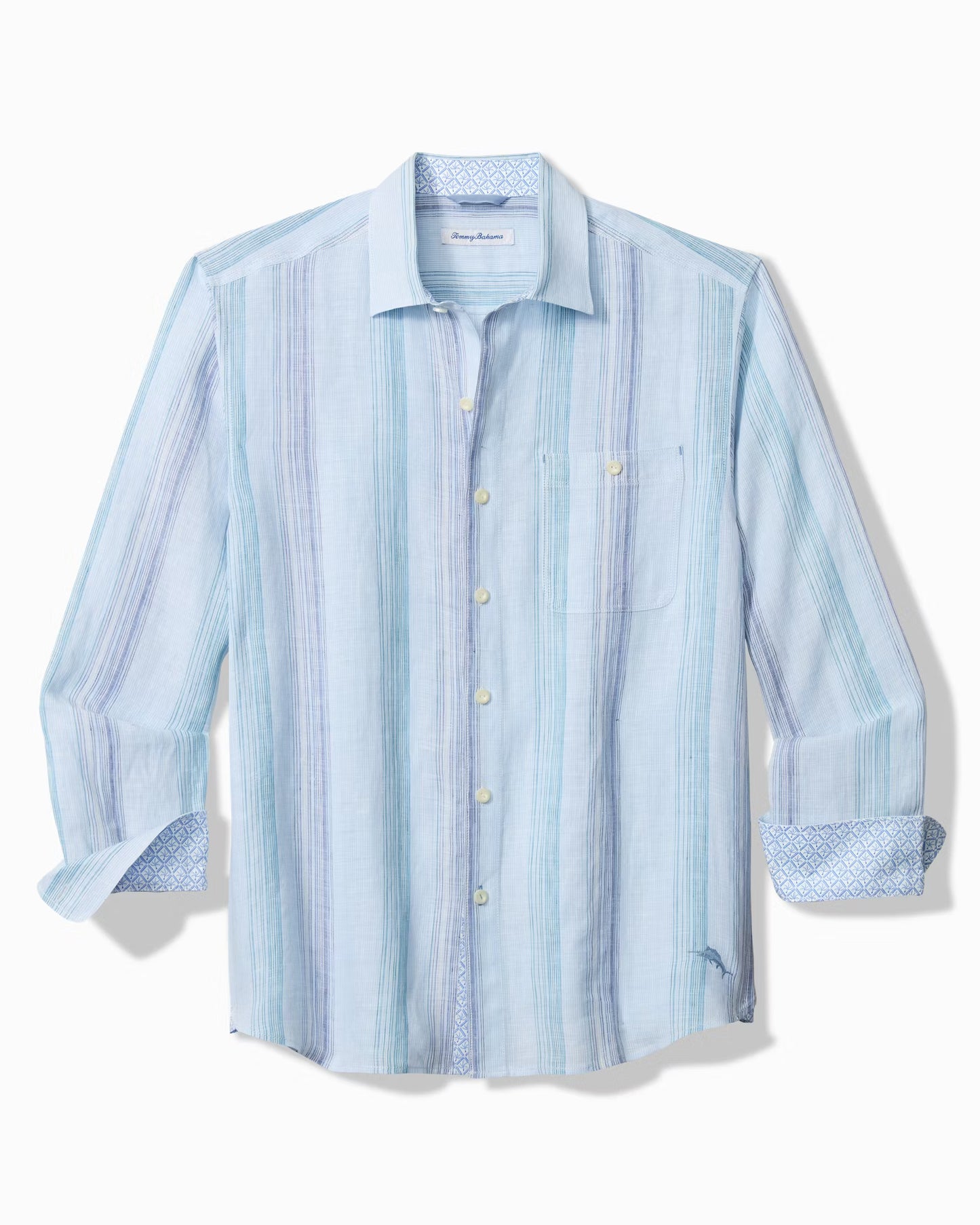 TOMMY BAHAMA SAN LUCAS STRIPE LONG SLEEVE SHIRTS