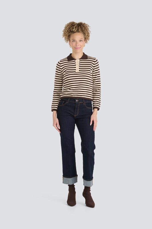JESSICA LAURA STRIPE SWEATER