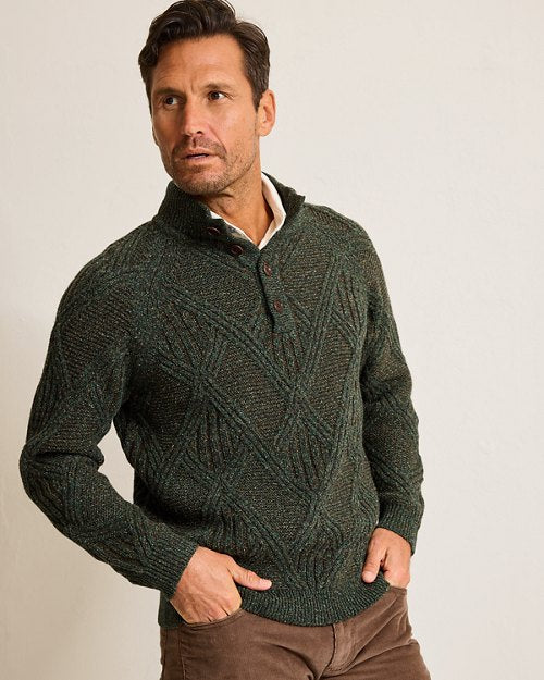 TOMMY BAHAMA BEACHSCAPE CABLE SWEATER