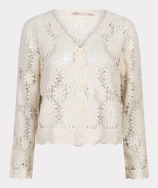 ESQUALO CROCHET CARDIGAN