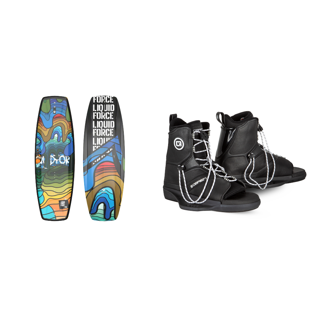 Liquid Force Fury Wakeboard with O'Brien Access bindings