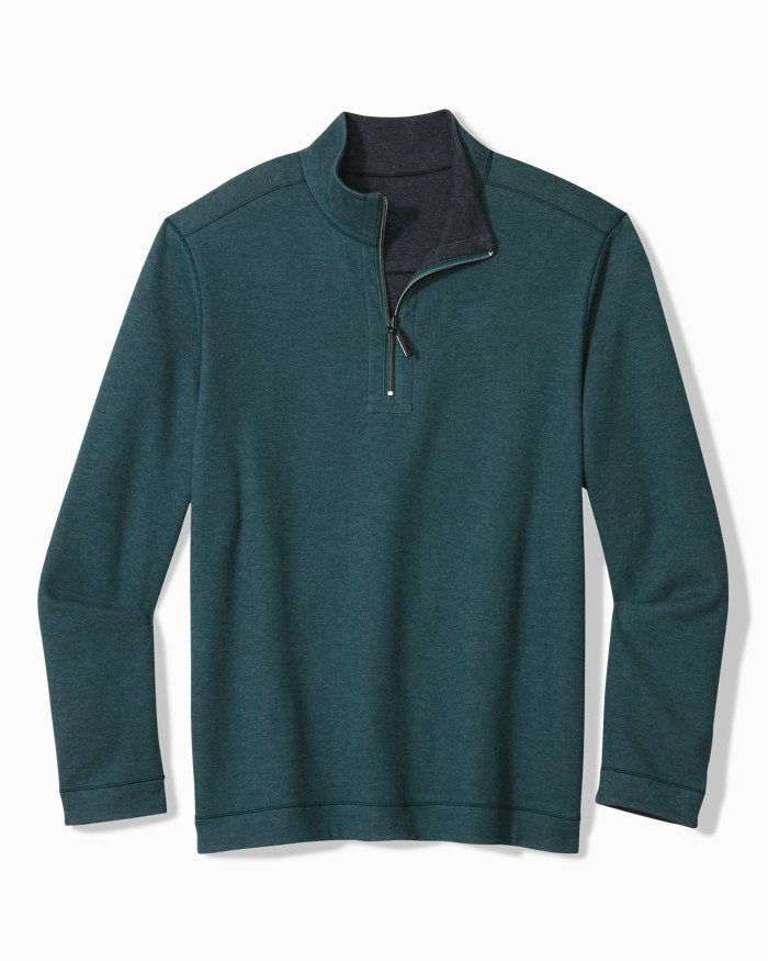 TOMMY BAHAMA FLIPVIEW REVERSIBLE HALF-ZIP