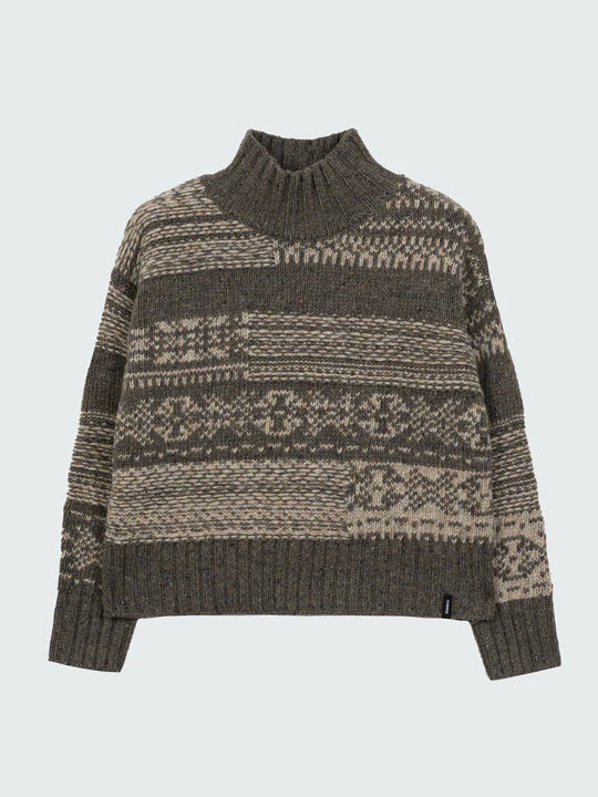 FINISTERRE IDLESS BROKEN FAIR ISLE SWEATER
