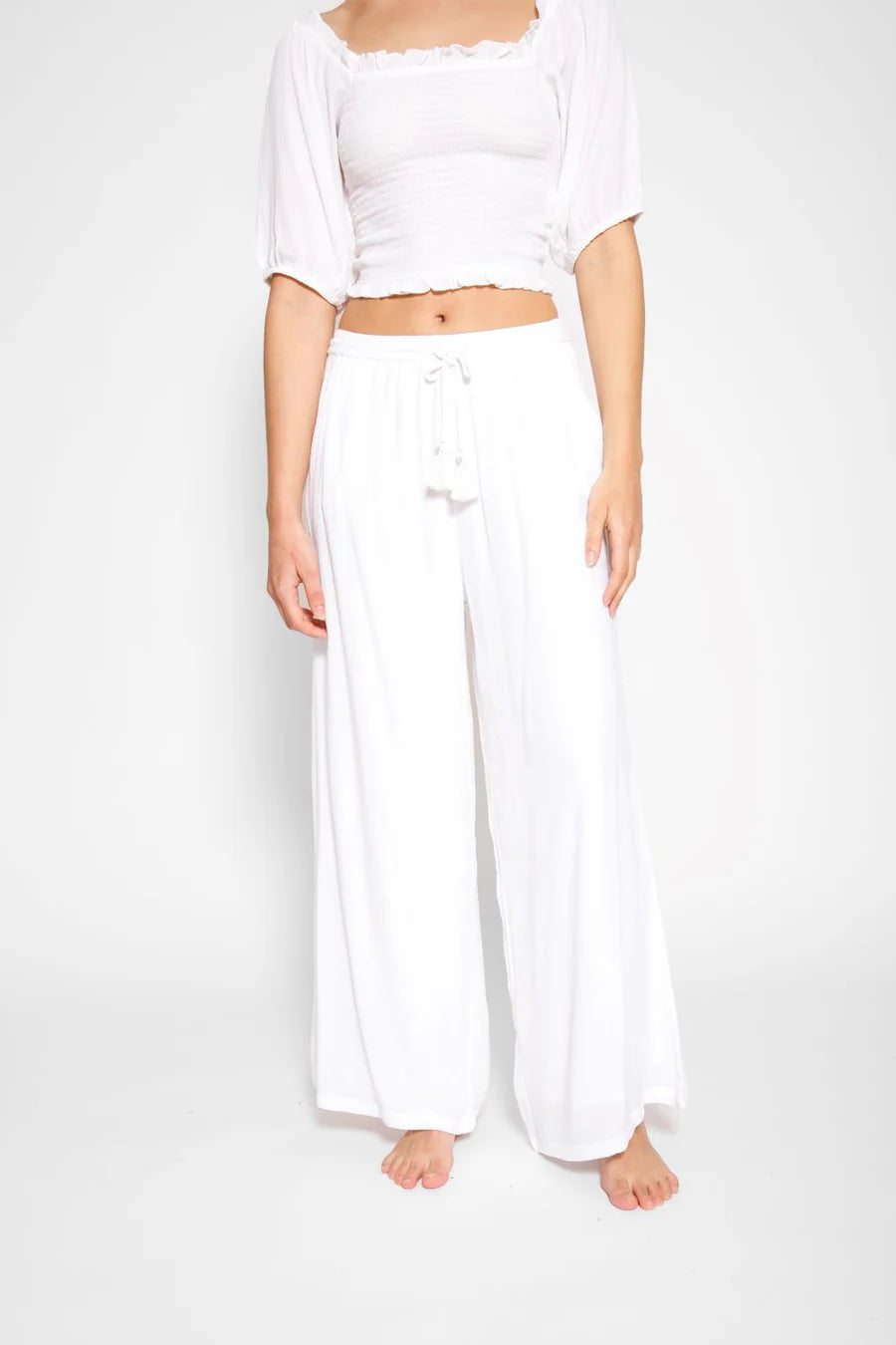 KOY RESORT MIAMI TIE FRONT PANT