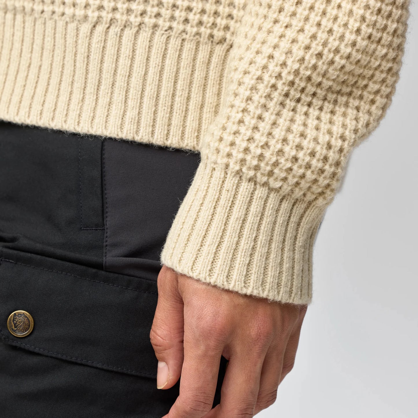 FJALLRAVEN OVIK WAFFLE KNIT