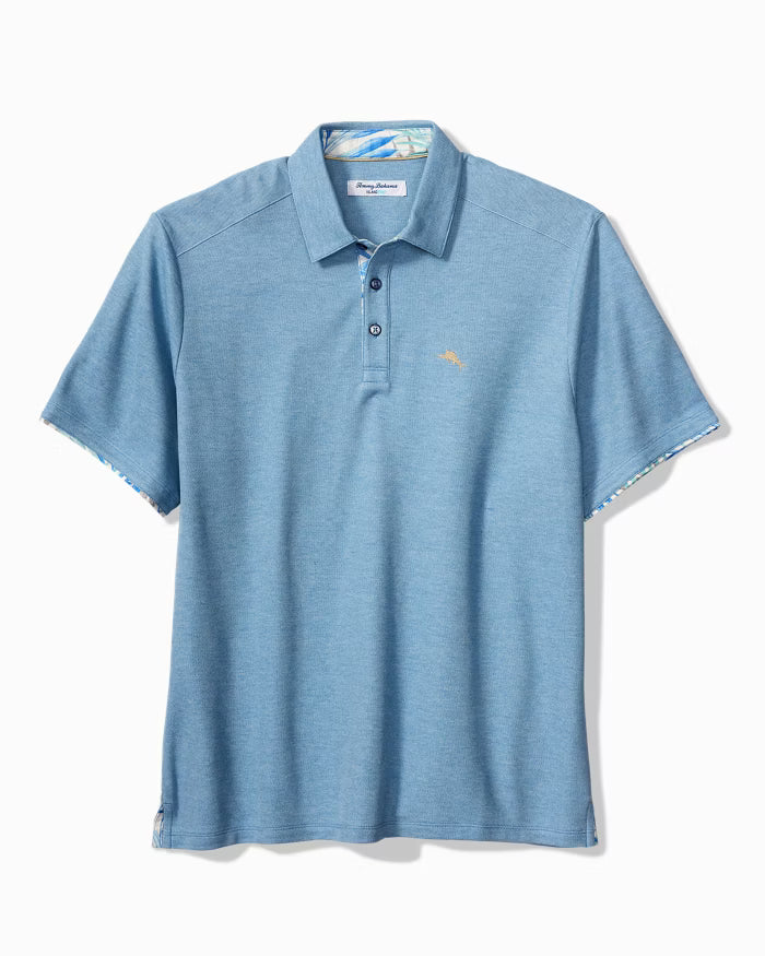TOMMY BAHAMA PALM DANCER 5 O'CLOCK POLO