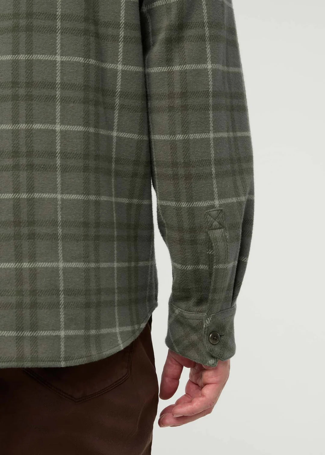 DU/ER PERFORMANCE FLANNEL OVERSHIRT