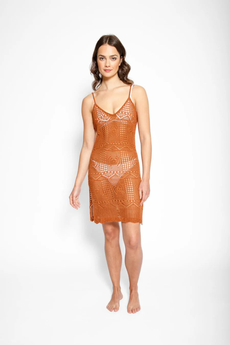 SANTORINI KNIT MINI DRESS