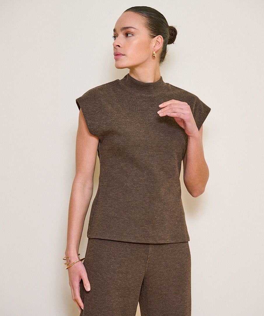 ESQUALO SWEATER SLV/LSS MOCKNECK