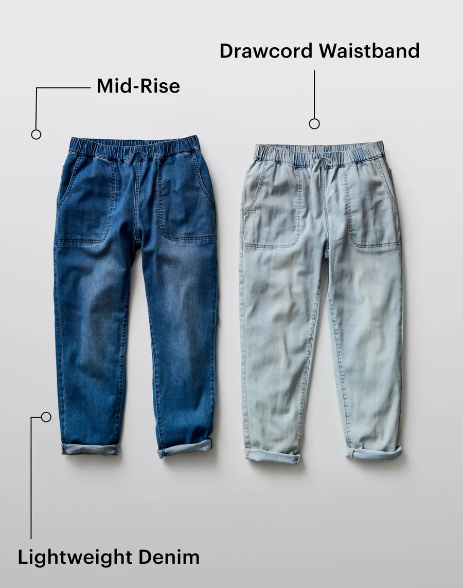 CARVE ZOE DENIM LIGHT PANT