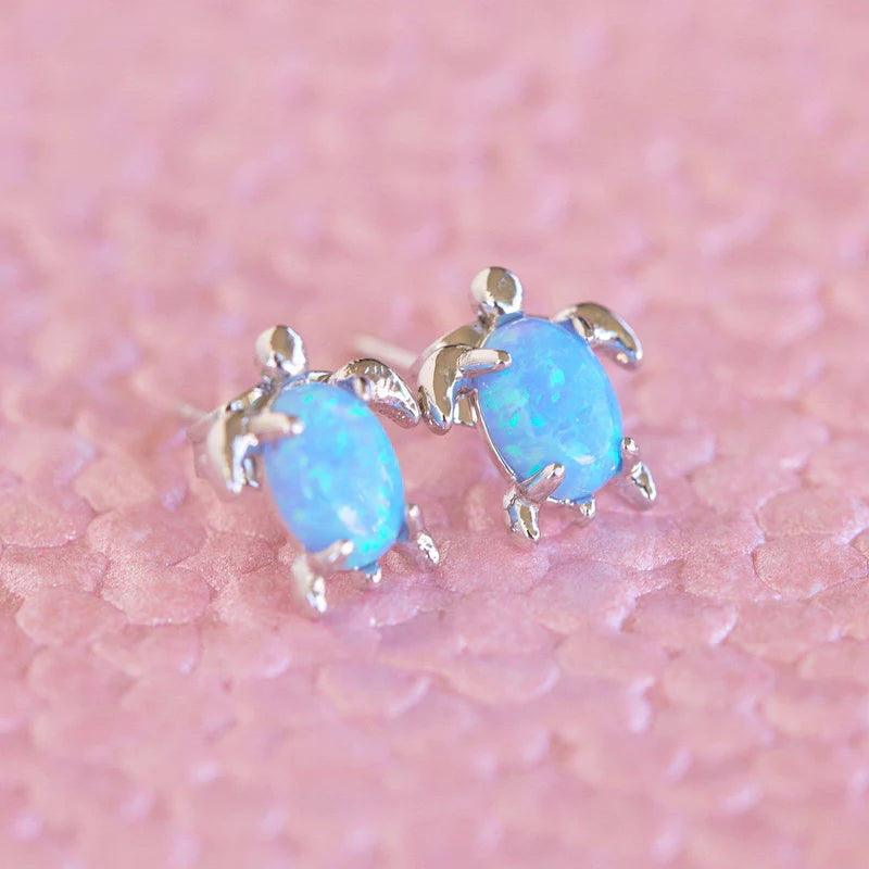 PURA V OPAL SEA TURTLE EARRING - Cottage Toys - Peterborough - Ontario - Canada