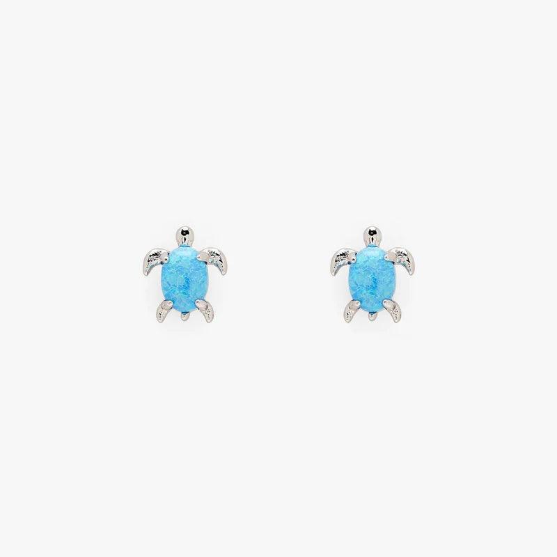 PURA V OPAL SEA TURTLE EARRING - Cottage Toys - Peterborough - Ontario - Canada